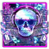 Skullcap DJ keyboard Theme icon