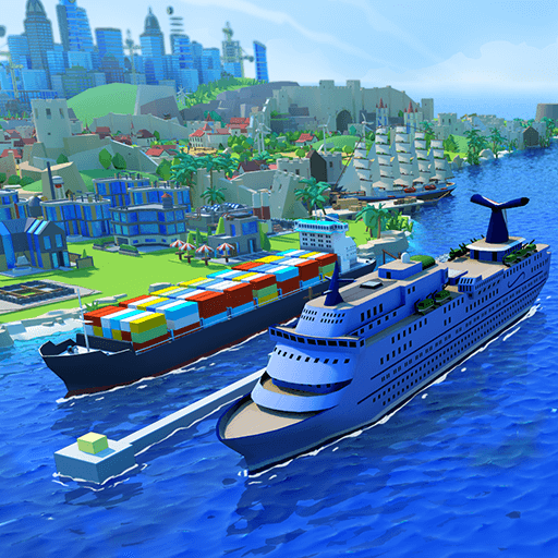 Sea Port: Travel, Build Town & Manage Ship Tycoon