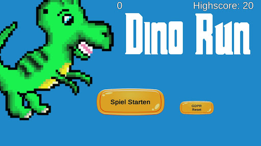 Android application Pixel Dino Run - House Jumper screenshort
