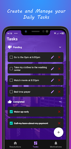Resolution Diary Screen 3