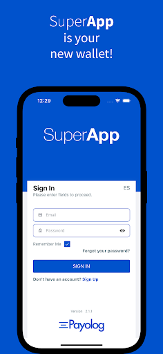 Android application SuperApp screenshort