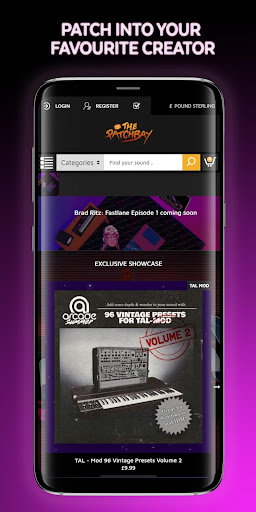 Android application The Patchbay screenshort
