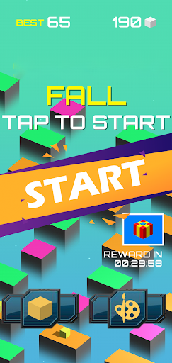 Android application Squared Fall screenshort
