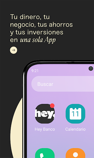 Android application Hey Banco screenshort
