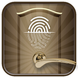Pattern Door Lock Screen - Fingerprint Support icon