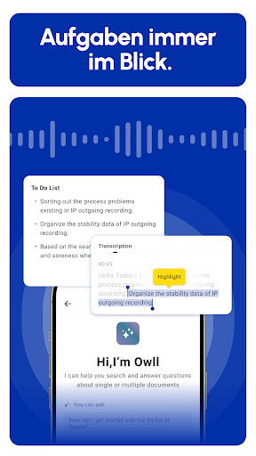 Owll: KI Notizen & Assistent screenshot 5