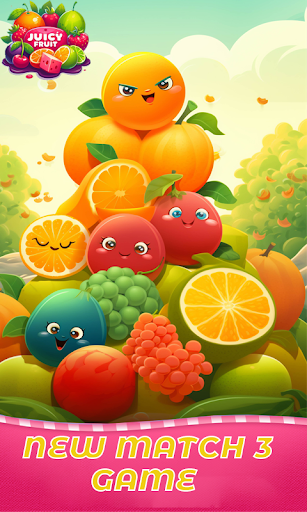 Android application Juicy Fruit Match 3 screenshort