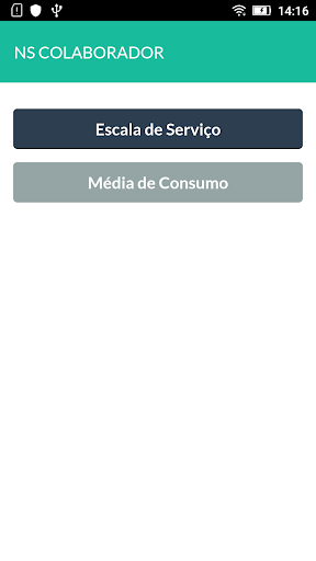 Android application NS Colaborador screenshort