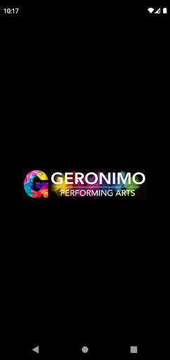 Android application Geronimo Performing Arts screenshort