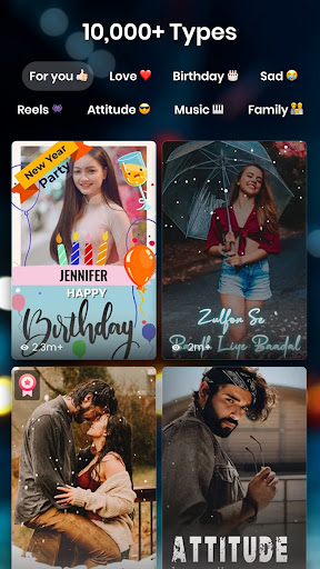 Video Status for Social Media Screen 3