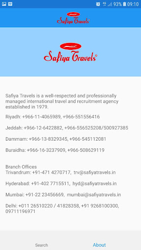 Safiya Travels Visa Enquiry Screenshot 3 - AppWisp.com