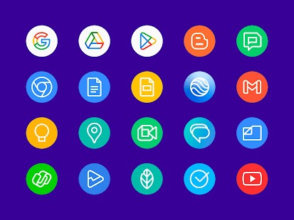 Delux - Icon pack (Round) لقطة شاشة