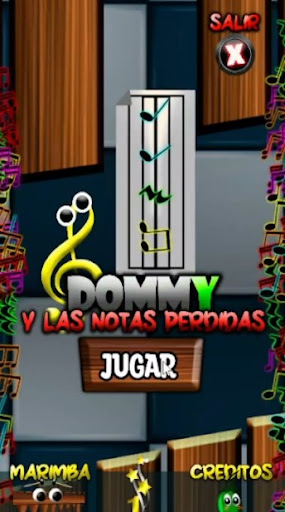 Android application Dommy y las notas perdidas screenshort