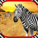 Zebra Horse Simulator 3D 2016 icon
