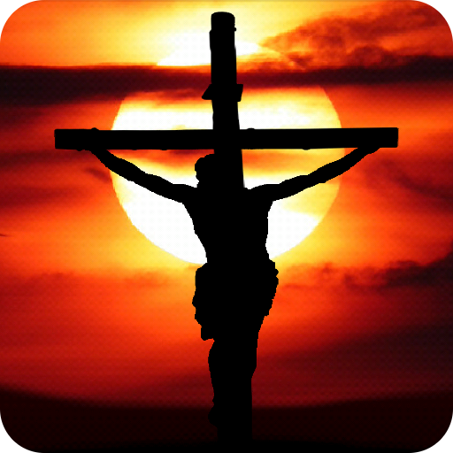 jesus on cross silhouette