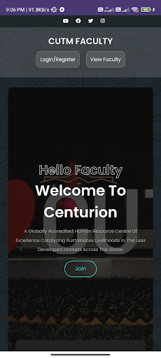 Faculty Portal Screen 2