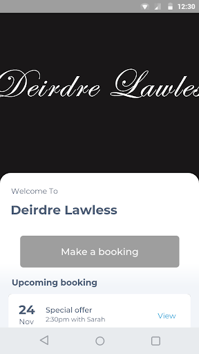 Android application Deirdre Lawless screenshort