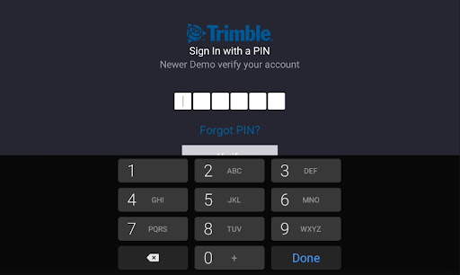 Transportation Mobile Auth Screen 2