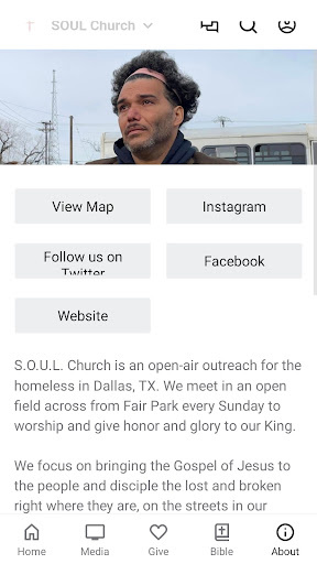 S.O.U.L. Church Dallas Screen 3