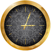 Luxury Gold Clock Widget  Icon