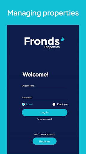 Android application Fronds Properties screenshort