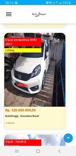 Android application Nagari Portal Lelang screenshort