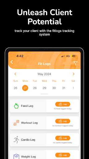 Screenshot of Fitlog