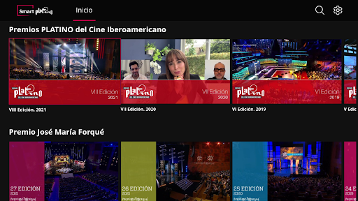 Android application SMARTPLATINO TV screenshort