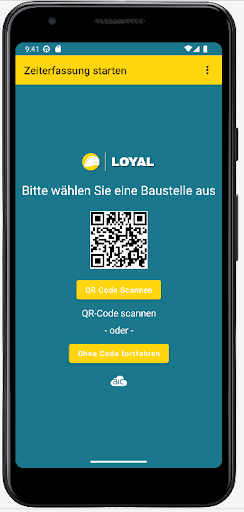 Android application Loyal App screenshort