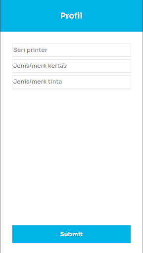 Android application Biaya Cetak Printer screenshort