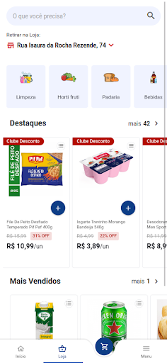 Android application Vieirão em Casa screenshort