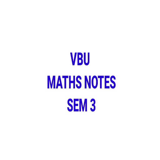 VBU MSC MATHS NOTES SEMESTER 3 logo