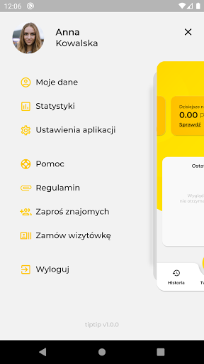 tiptip — bezgotówkowe napiwki Screen 2
