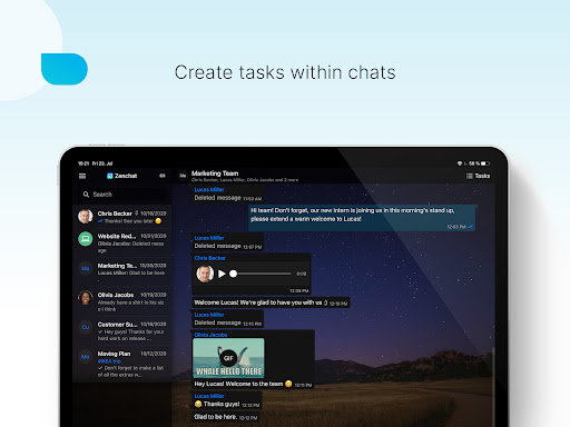 Screenshot of Zenchat