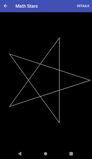 Android application Math Stars screenshort