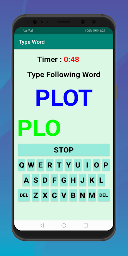 Catch Word - Typing Game Screen 2