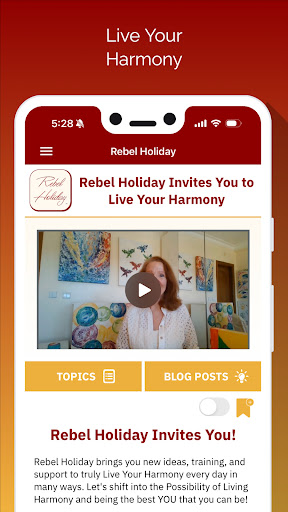 Rebel Holiday LiveYour Harmony Screen 2