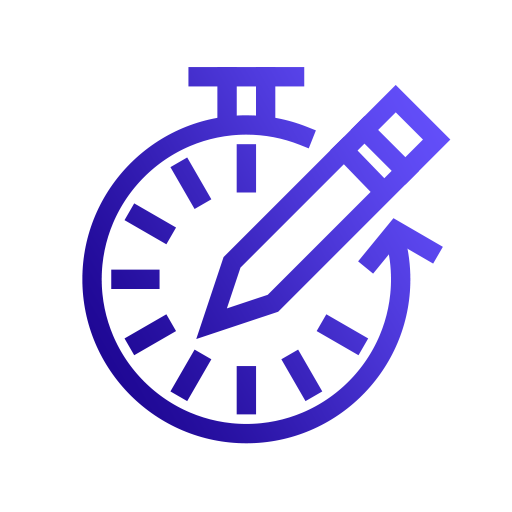 시험 문제 타이머 - 문제풀이 시간 측정, 채점 기능 logo