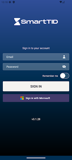 Android application SmartTID Phone screenshort