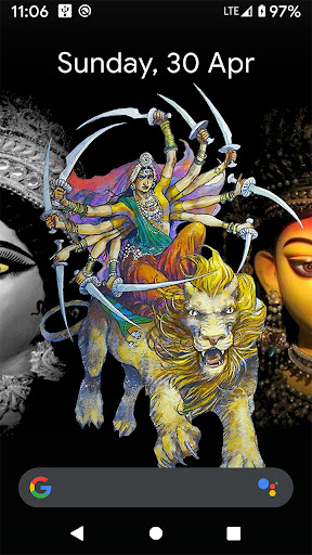 Android application 4D Durga 2024 Live Wallpaper screenshort