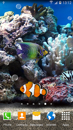 Coral Fish 3D Live Wallpaper Screen 3