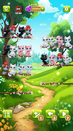 Game screenshot Fluffy Cat: Sort Puzzle Game apk download