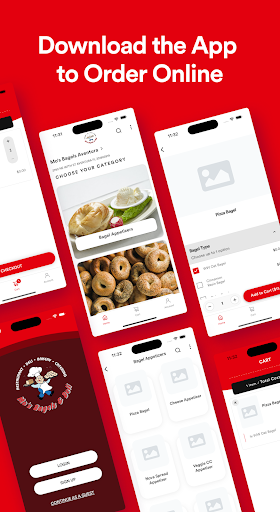 Android application Mo's Bagels screenshort