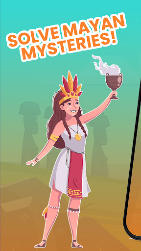 Android application Match Three Mayan Puzzle Game screenshort