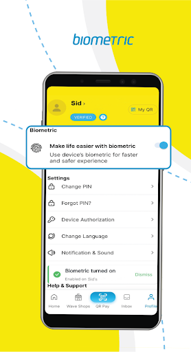 Screenshot of WavePay APP by Wave Money