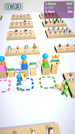 Android application Shopping Race screenshort