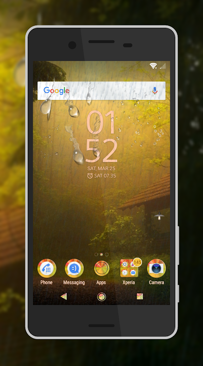 rain | Xperia™ Theme - 6.0.we - (Android)