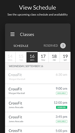 Android application CrossFit Rig Town screenshort