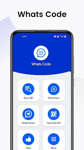 Android application Whats Code: QR Generator screenshort