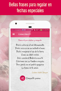 Screenshot 2 poemas de amor de enamorados android